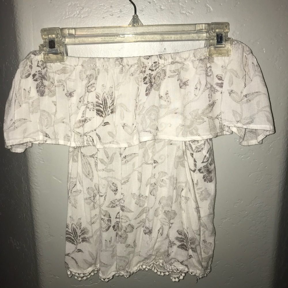 off the shoulder Aeropostale top
